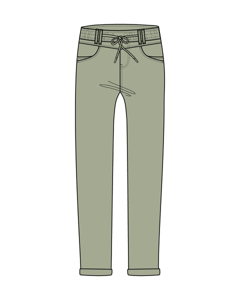 Red Button - Tessy Crop Jogger - Light Khaki