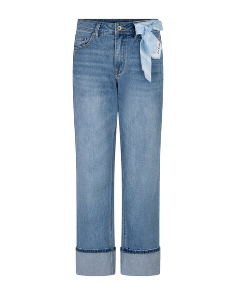 Red Button - Kim Straight Jean - Stone Used