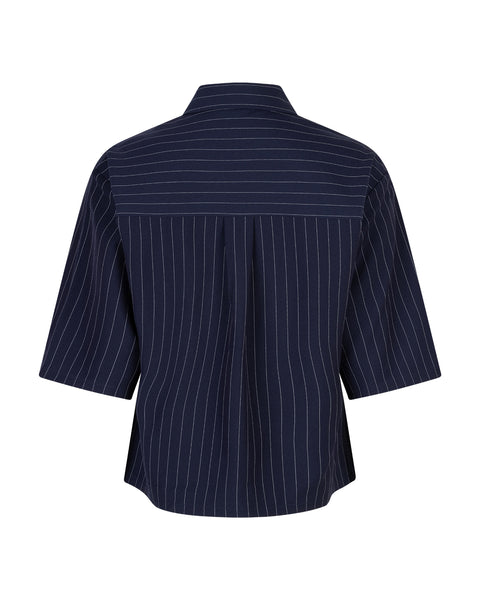 Red Button - Nora Short Sleeve Shirt - Dark Blue