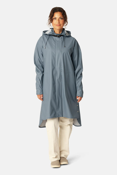 Ilse Jacobsen - Rain71 Raincoat - Grey Blue