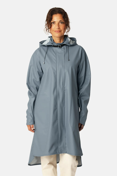 Ilse Jacobsen - Rain71 Raincoat - Grey Blue