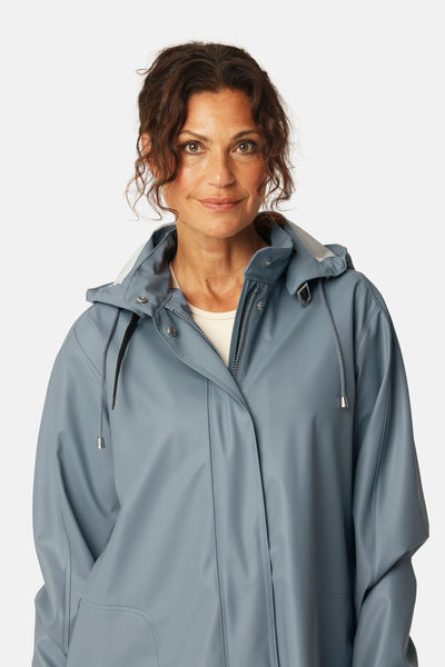 Ilse Jacobsen - Rain71 Raincoat - Grey Blue