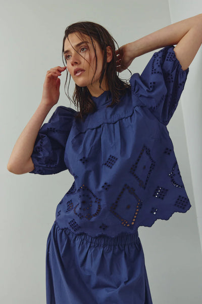 Noella - N-marilyn Blouse - Dusty Blue