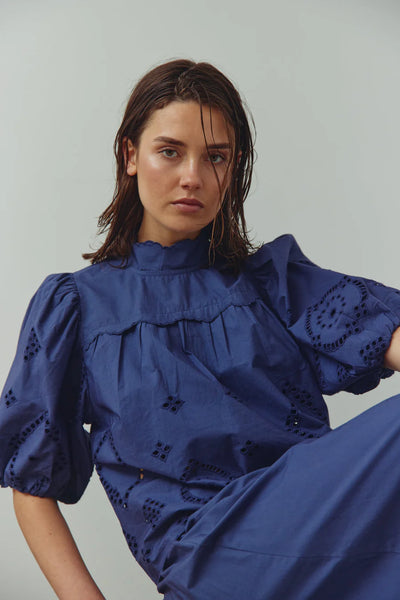 Noella - N-marilyn Blouse - Dusty Blue