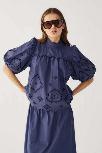 Noella - N-marilyn Blouse - Dusty Blue