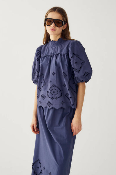 Noella - N-marilyn Blouse - Dusty Blue