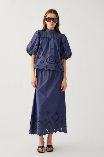 Noella - N-marilyn Blouse - Dusty Blue
