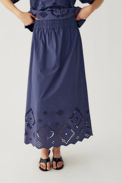 Noella - N-marisol Skirt - Dusty Blue