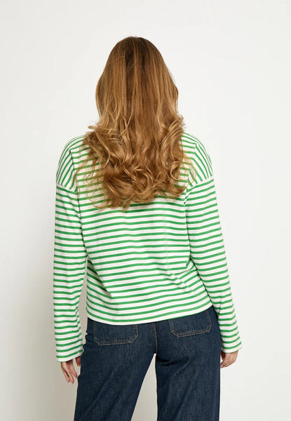 Minus - Msdenisa Striped Tee - Greenbriar