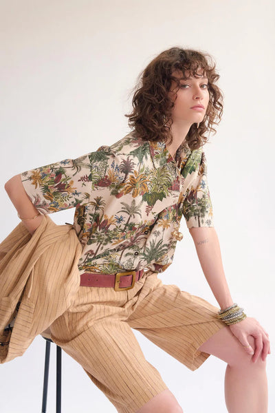 MKT Studio - Camaia Shirt - Tropical Print