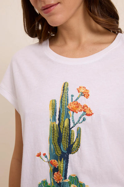 Five Jeans - Cactus Tee - White