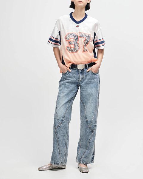 Deus Ex Machina - San Remo NO. 37 Top - Flame Blanc