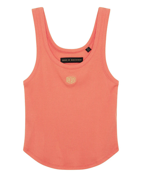 Deus Ex Machina - June Shield Tank - Flame Orange