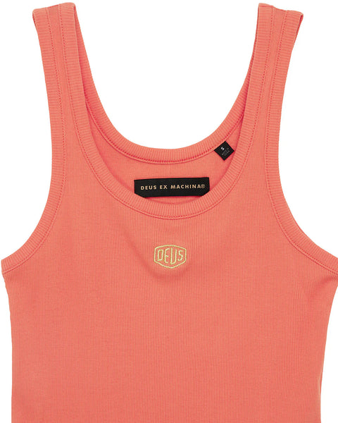 Deus Ex Machina - June Shield Tank - Flame Orange