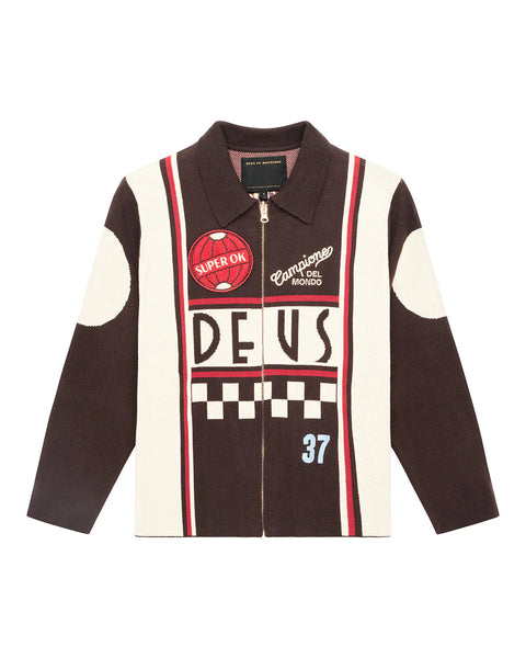 Deus Ex Machina - Monte Carlo Knit Cardigan - Java Brown