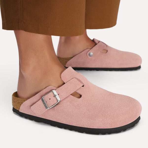 Birkenstock - Boston Suede - Pink Clay