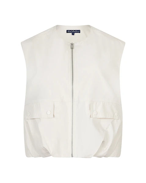 Red Button - Ivy Sleeveless Gathering - Pearl