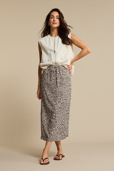 Red Button - Ivy Sleeveless Gathering - Pearl