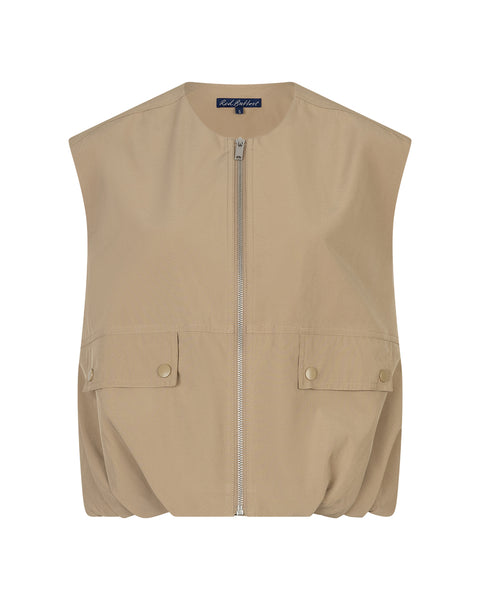 Red Button - Ivy Sleeveless Gathering - Dark Sand
