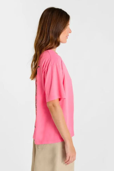 Le Temps des Cerises - Tiger Tee - Pink Fluo