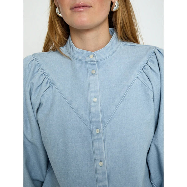 Minus Fashion - Msnew Solene Shirt - Skyway Blue