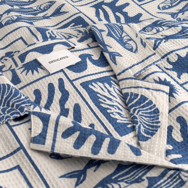 Dedicated - Orreforsb Shirt Dress - Ocean Squares