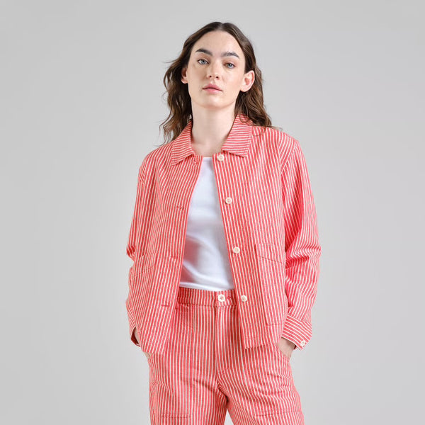 Dedicated - Stiby Workwear Jacket - Red Grenadine