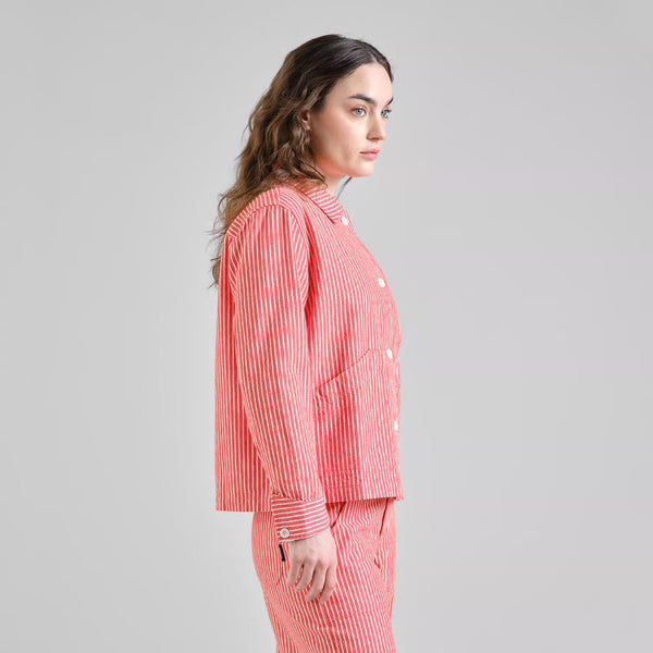 Dedicated - Stiby Workwear Jacket - Red Grenadine