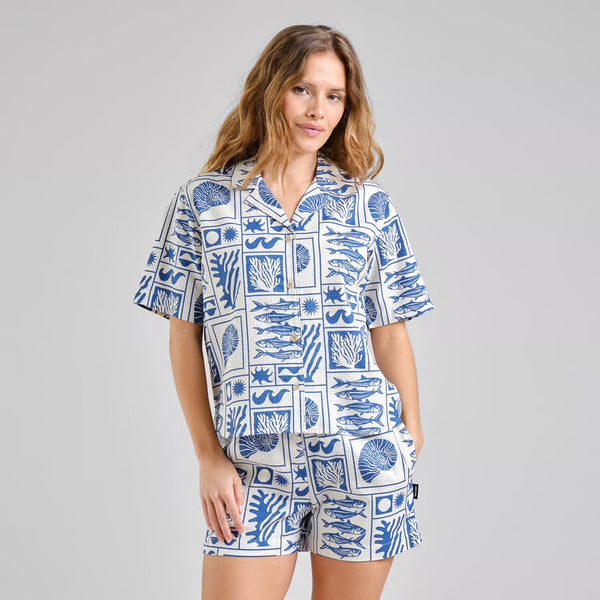 Dedicated - Torup Shirt - Ocean Squares