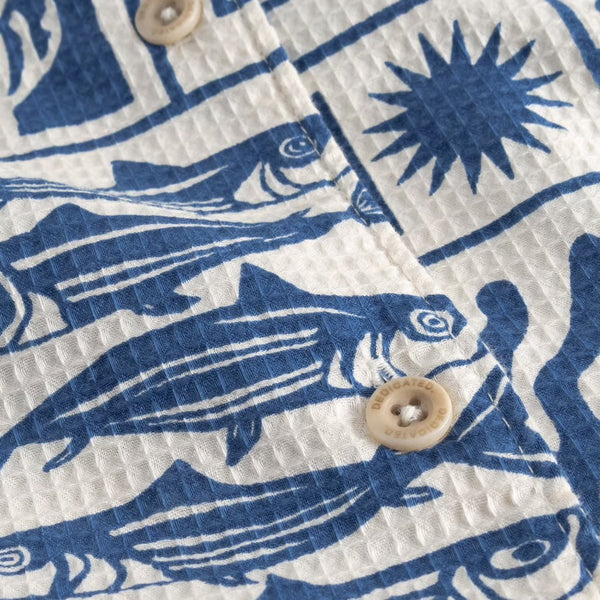 Dedicated - Torup Shirt - Ocean Squares