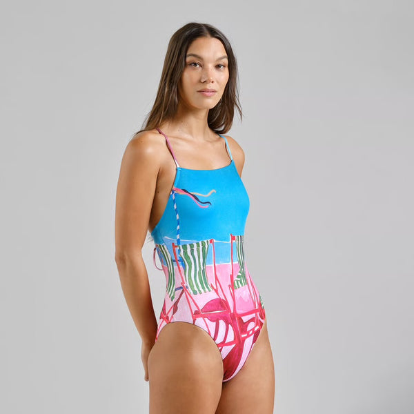 Dedicated - Vinterviken Swimsuit - Deckchairs