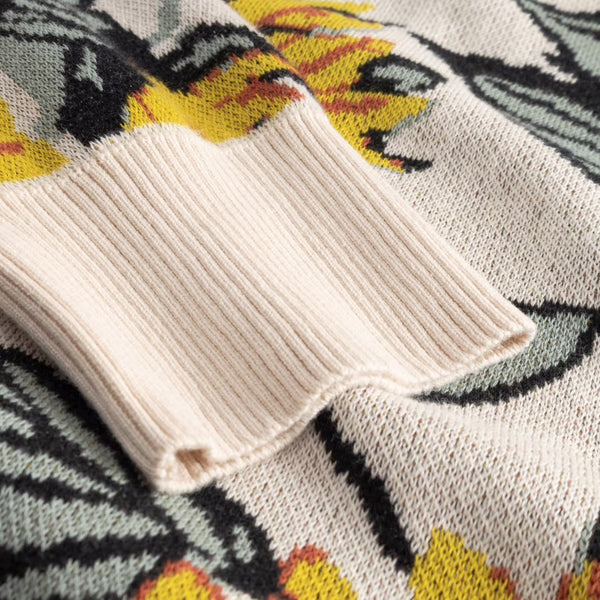Dedicated - Kanan Sunflower Cardigan - Vanilla White
