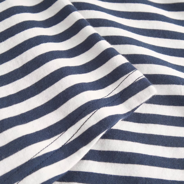 Dedicated - Namsos Stripes Top - Insignia Blue
