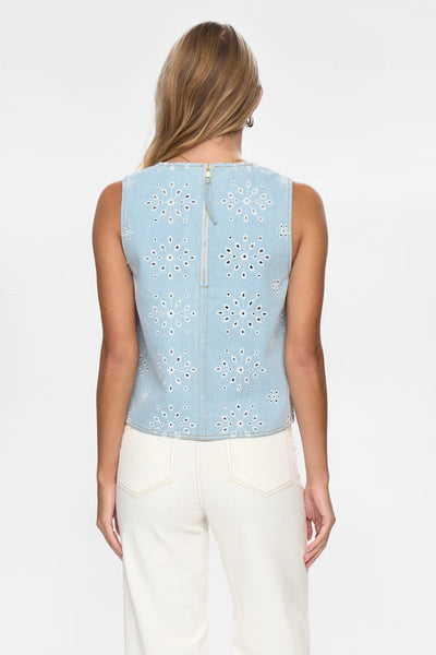 Numph - Nudelilah Top - Light Blue Denim