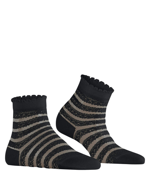 Falke - Border Lace Sock - Black
