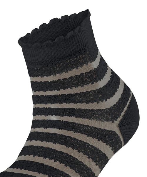 Falke - Border Lace Sock - Black