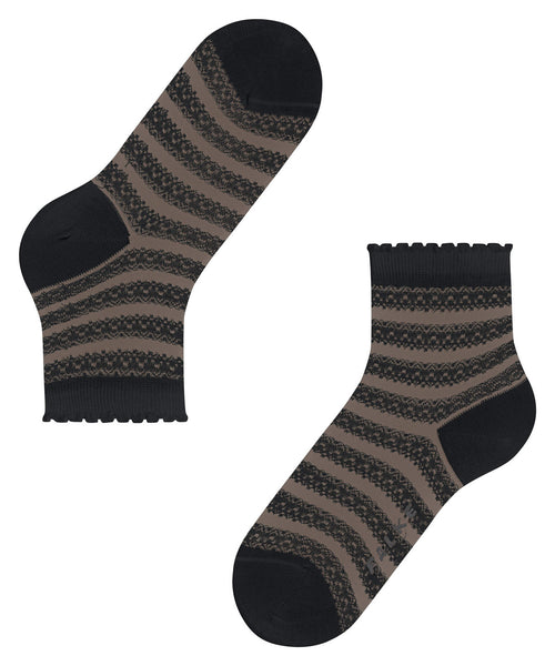 Falke - Border Lace Sock - Black