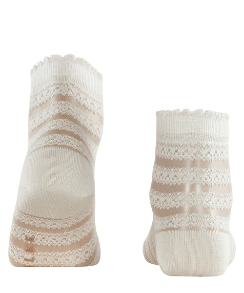 Falke - Border Lace Sock - Off White