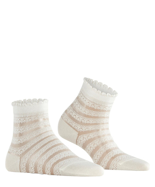 Falke - Border Lace Sock - Off White