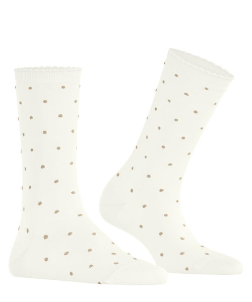 Falke - Spike Dot Sock - Off White