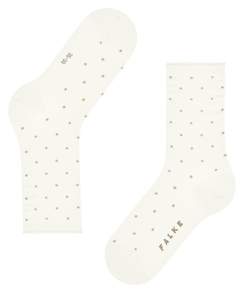 Falke - Spike Dot Sock - Off White