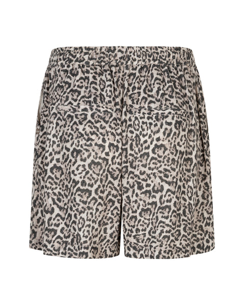 Red Button - Claudette Linen Short - Leopard