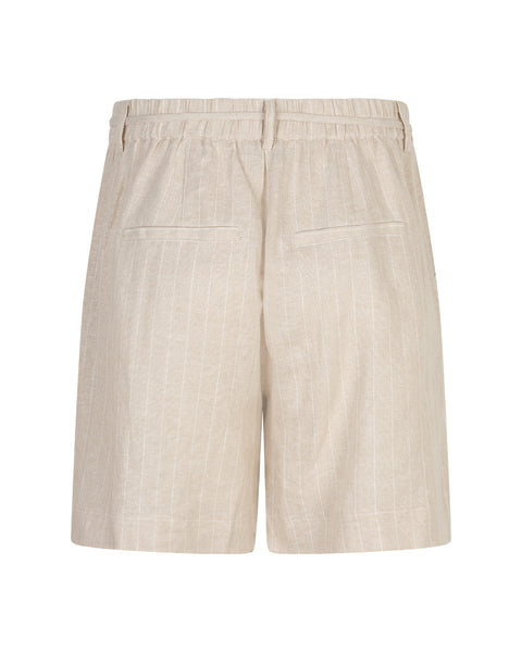 Red Button - Cami Linen Shorts - Pebble