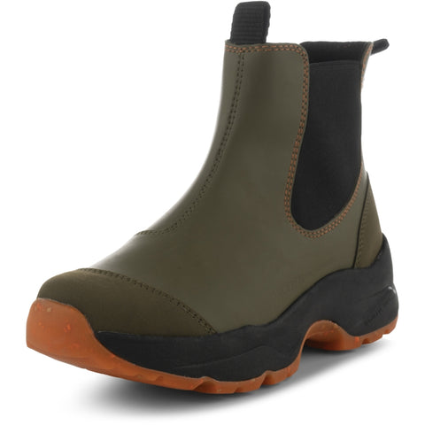 Woden Siri Waterproof Boot - Dark Olive
