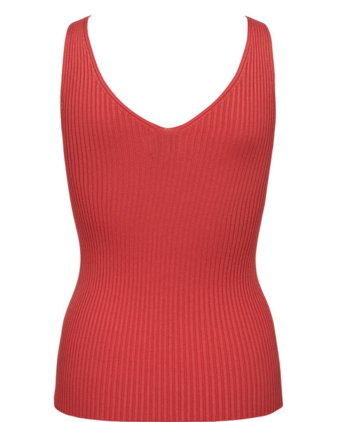 Numph - Nucerys Ribbed Vest - Cayenne