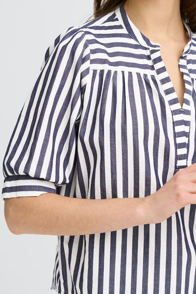 Fransa - Frdonnie Blouse 1 - Navy Blazer