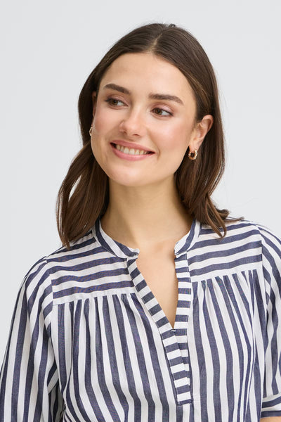 Fransa - Frdonnie Blouse 1 - Navy Blazer