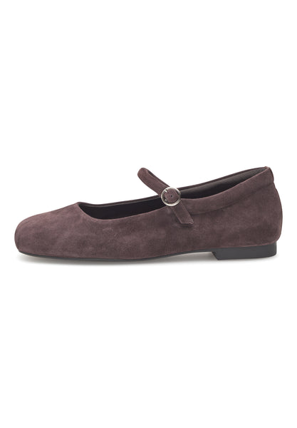 Woden - Cathy Ballerina Shoe - Chocolate