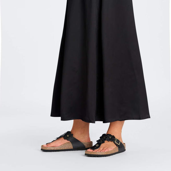Birkenstock - Gizeh Flower Embellishment - Black