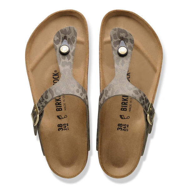 Birkenstock - Gizeh Synthetic Leo - Grey Taupe